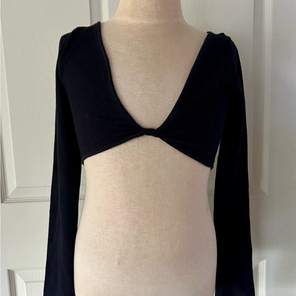 Black Long Sleeve Women's Top